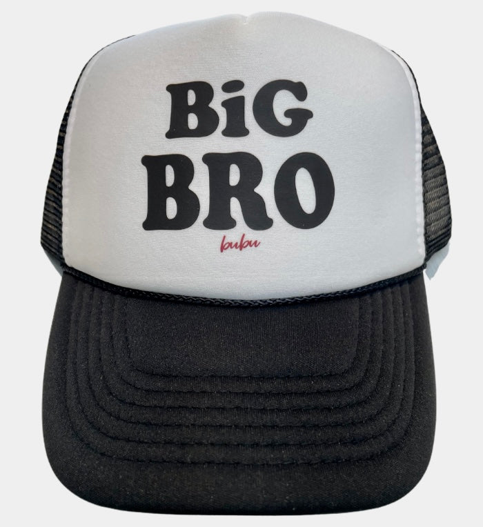 Big Bro Black & White Trucker Hat