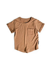 Load image into Gallery viewer, BAMBOO POCKET TEE - NUTMEG

