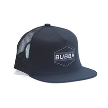 Load image into Gallery viewer, Bubba Black &amp; White Trucker Hat
