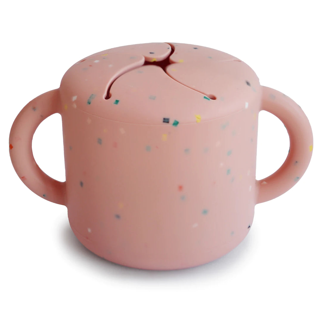 Powder Pink Confetti Snack Cup