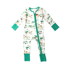 Load image into Gallery viewer, Scenic Farm Two Way Zip Romper
