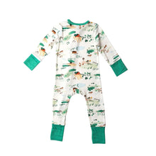 Load image into Gallery viewer, Scenic Farm Two Way Zip Romper
