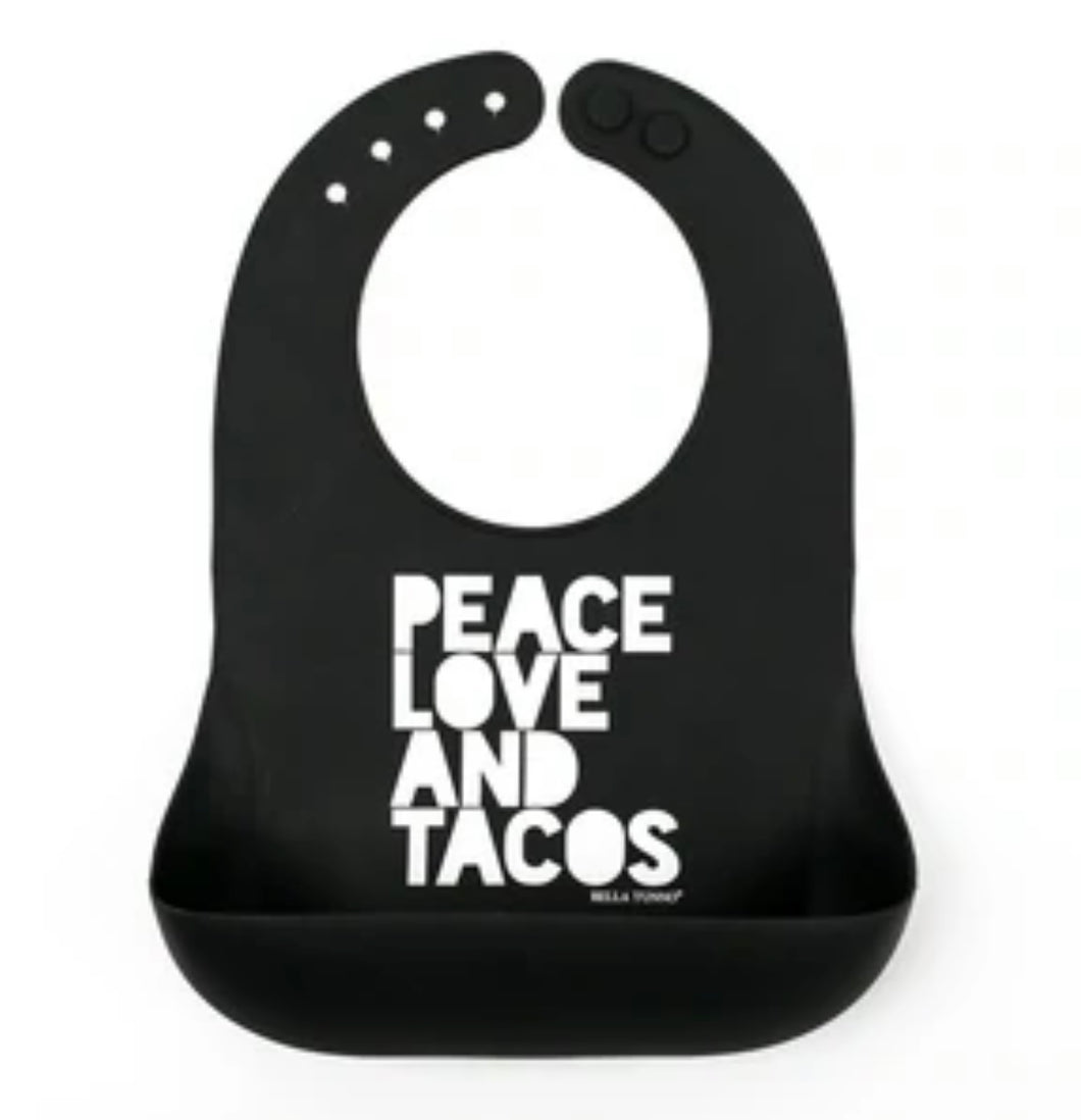Peace Love & Tacos Wonder Bib