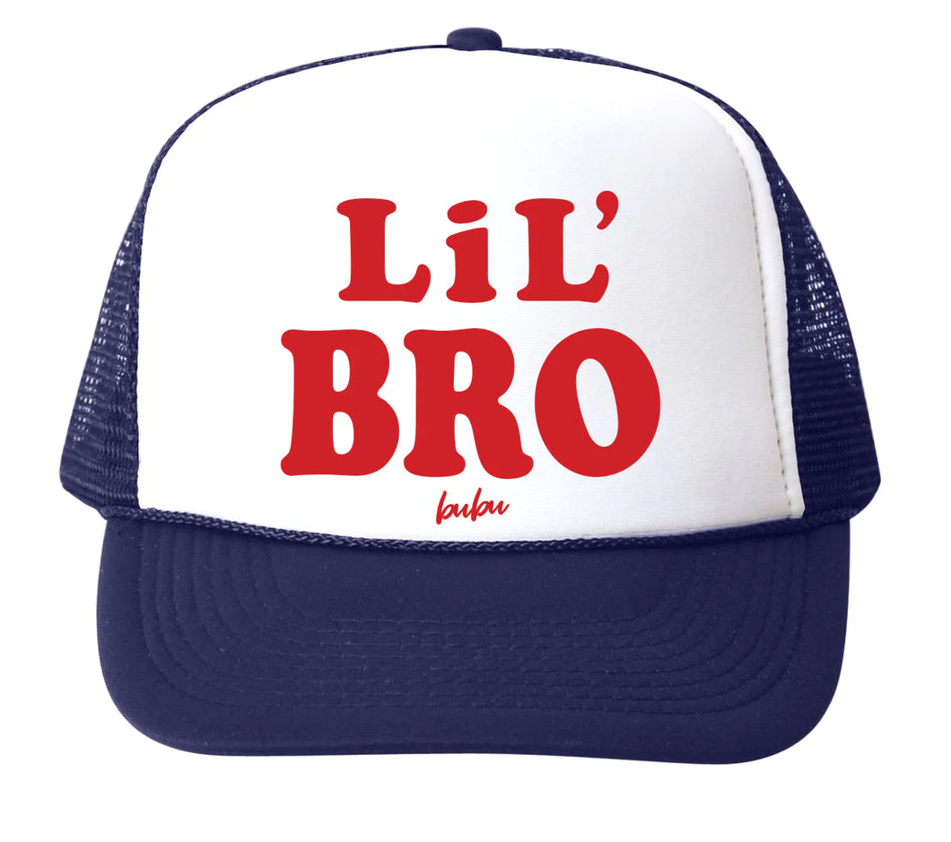 Lil' Bro Navy & Red Trucker Hat